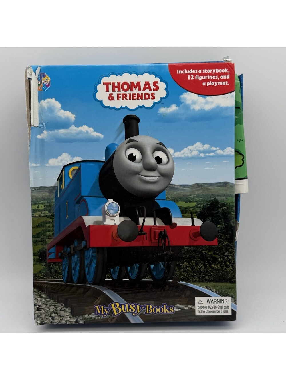 Thomas & Friends My Busy Books Phidal Storybook Playmat & 12 Figures Train Set